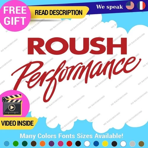 Fits Roush Performance Decals Vinyl Car Tuning Racing Stickers Ford Mustang JDM